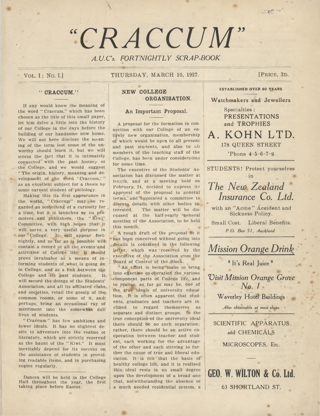 1927 Issue 1