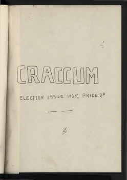 1935 Issue 5: Election
