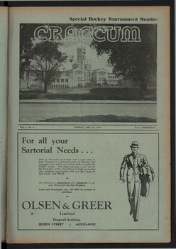 1937 Issue 5: Special Hockey Tournament