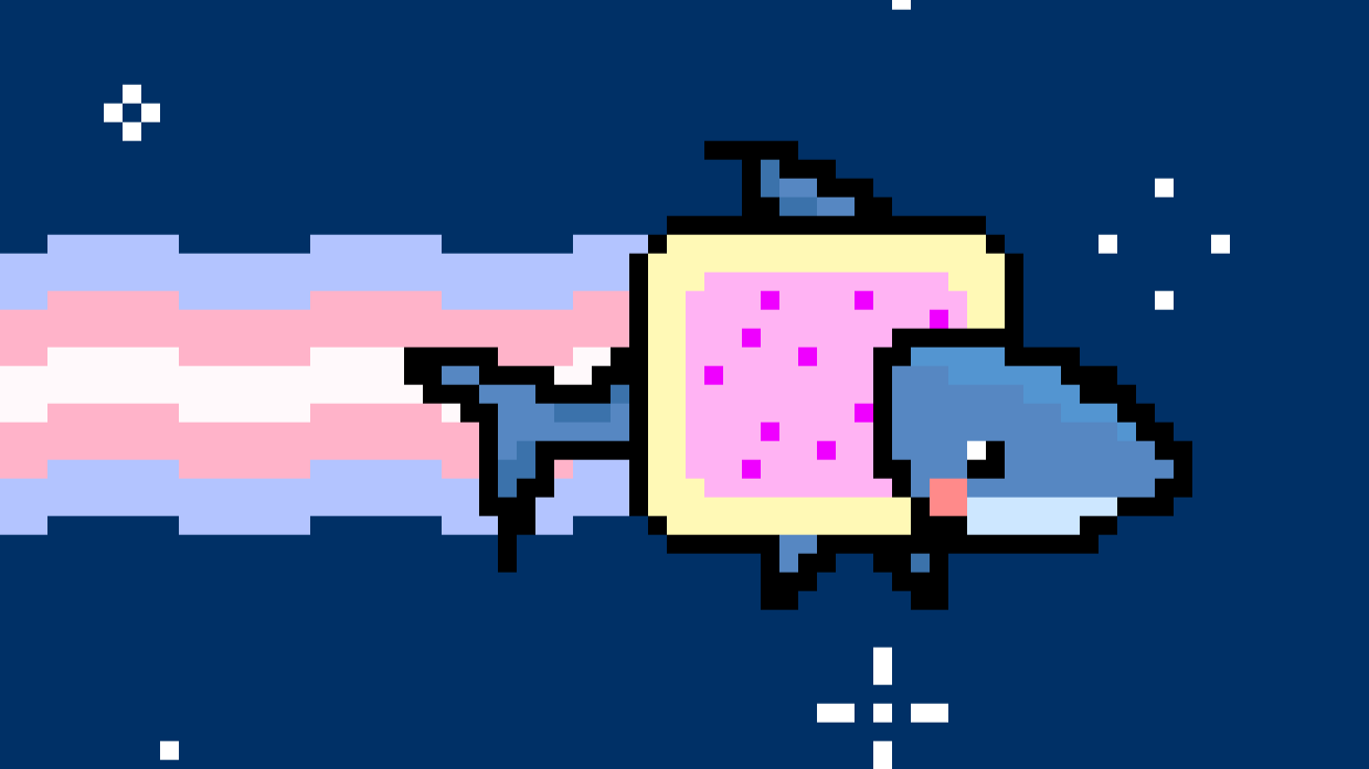 All hail the Nyan Shark