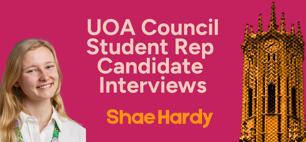 Interview with Shae Hardy | UOA Council Student Rep Candidate