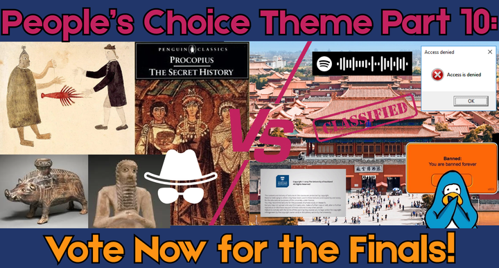 Issue #8 People's Choice Finals | Vote: History or The Forbidden Edition?
