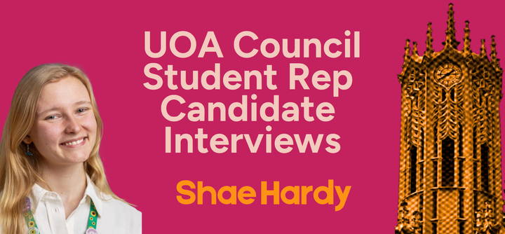Interview with Shae Hardy | UOA Council Student Rep Candidate